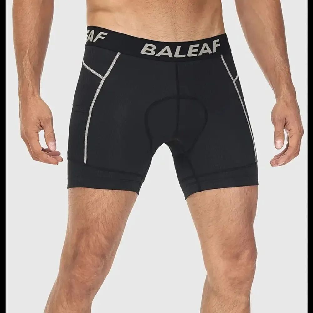 BALEAF Men's Cycling Underwear 4D Padded Bike Bicycle Shorts Spin Underpants